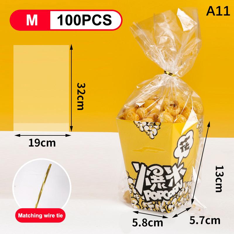 Disposable Popcorn Buckets Container Holder Paper Cup Popcorn Boxes Packaging Box For Theme Birthday Party Decoration