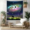 Soccer Wall Decor Tapestry Art For Pet Memorial Birthdaywedding Party Backdrop Family Gift