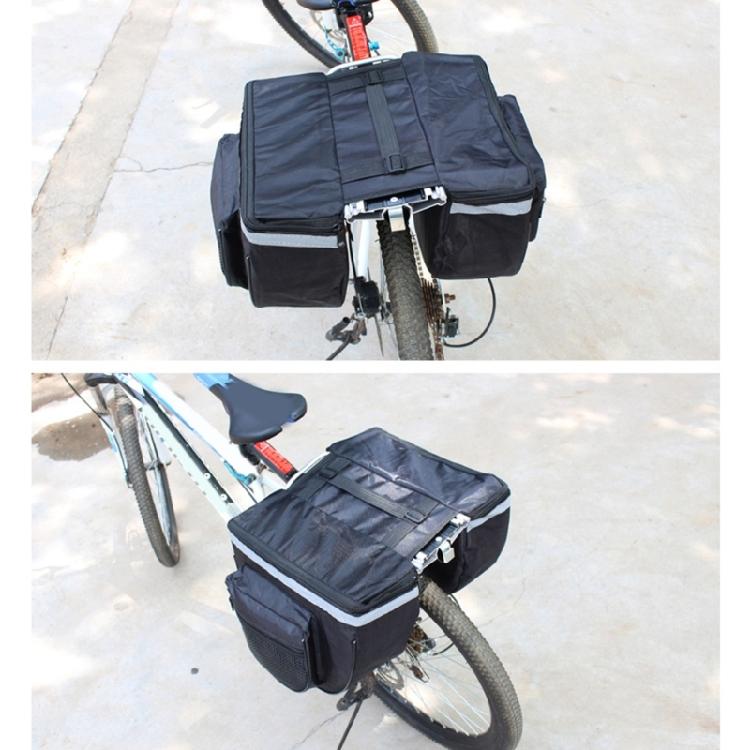 Road Bike Rear Carriers Bag Double Side Bicycles Saddles Bag Large Capacity Panniers Bag for Grocery Commuters Long Trip