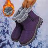 Fashion Snow Boots Women New Ladies Shoes Shoes Woman Flat Keep Warm Boots Ladies Casual Plush Botas Mujer Winter Shoes Women 3651