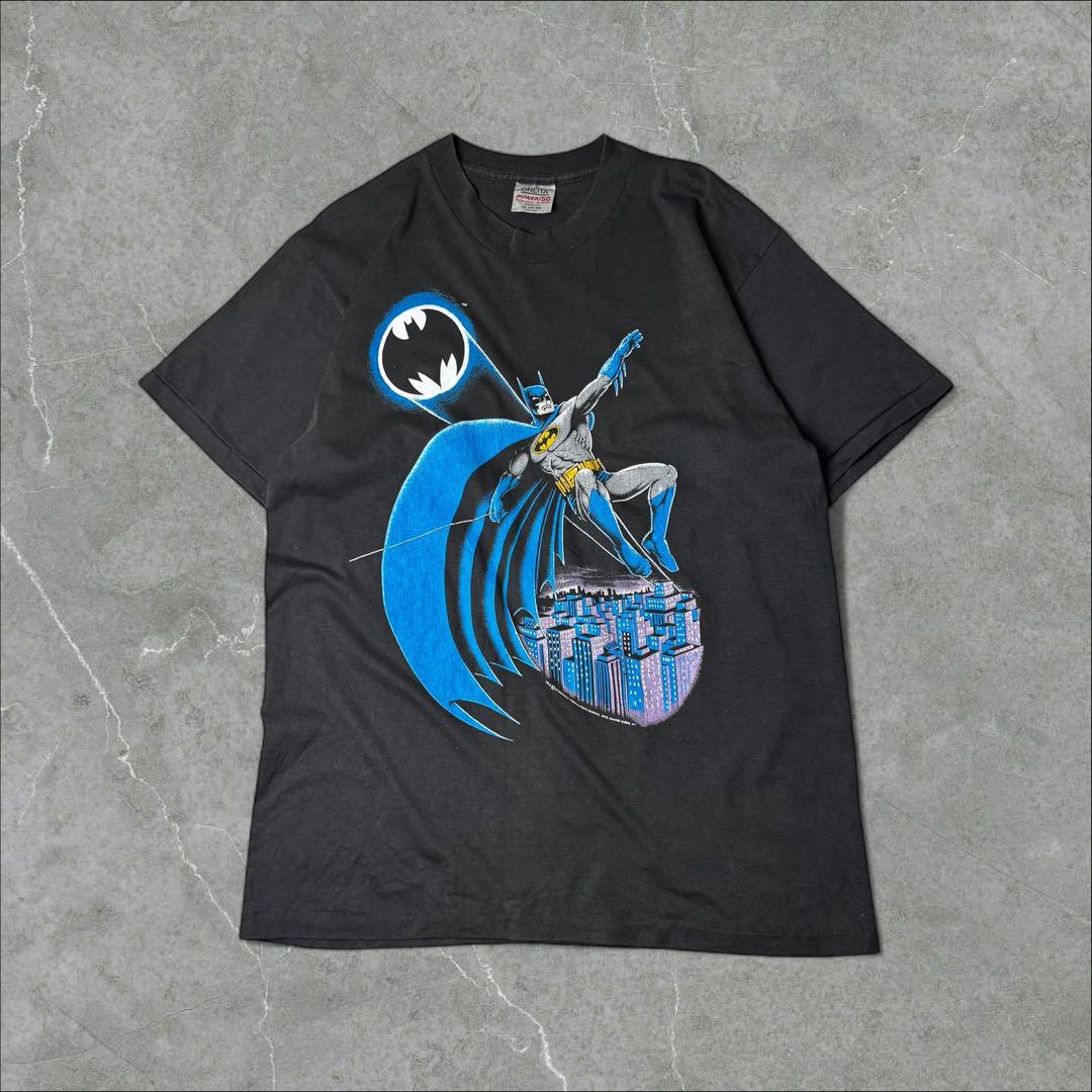 

[USED] Rare Dead Stock 80s ONEITA BATMAN T-shirt, Size XL