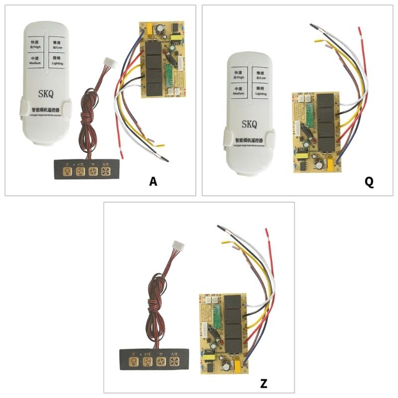 Range Hood Board Maintenance General Control Board Computer Board Circuit Board with Remote Controller Replacement