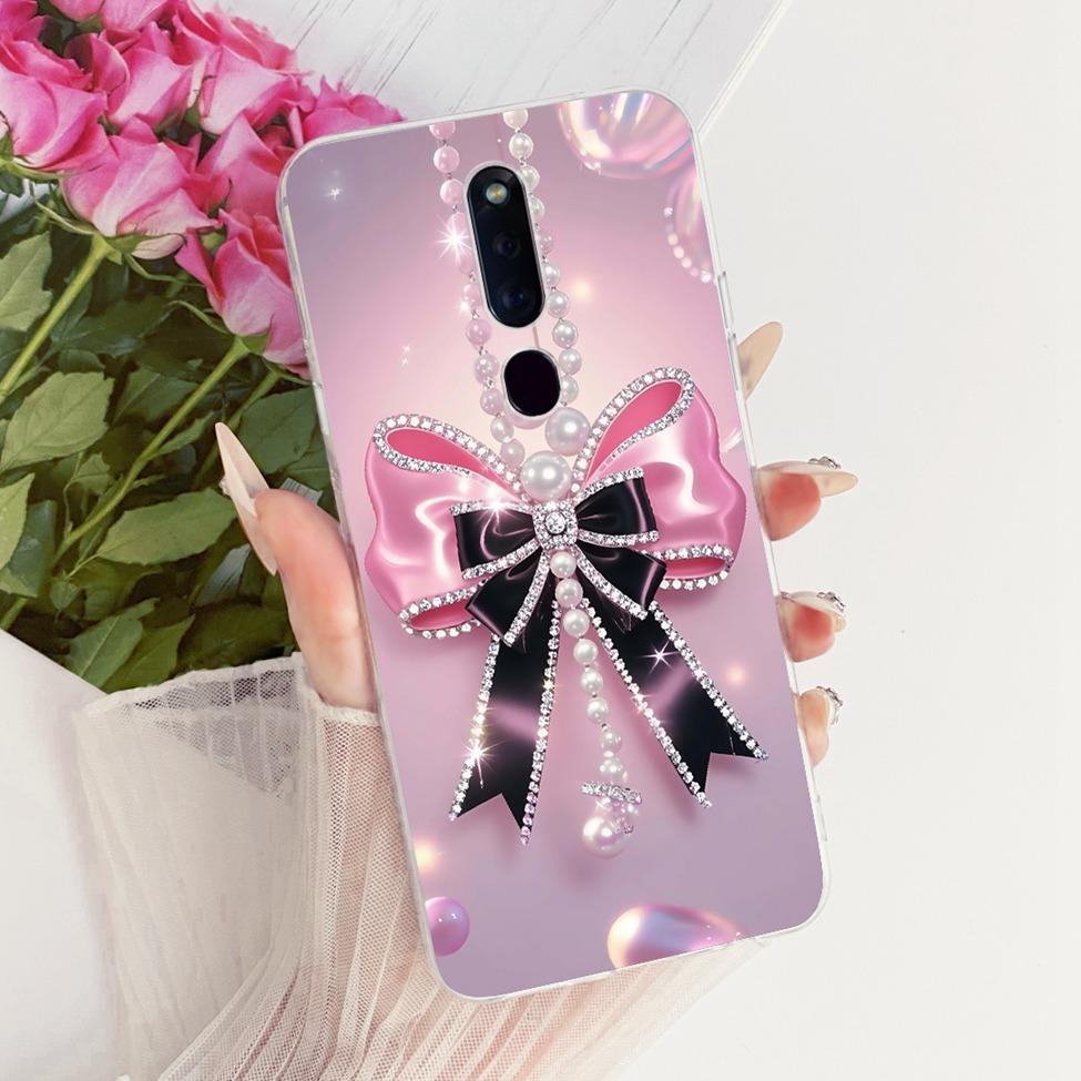 Clear Casing For Oppo F11Pro CPH1969 CPH2209 CPH1987 Phone Case For Oppo F11 Pro Cover Fashion Butterfly Funny Cute Painted
