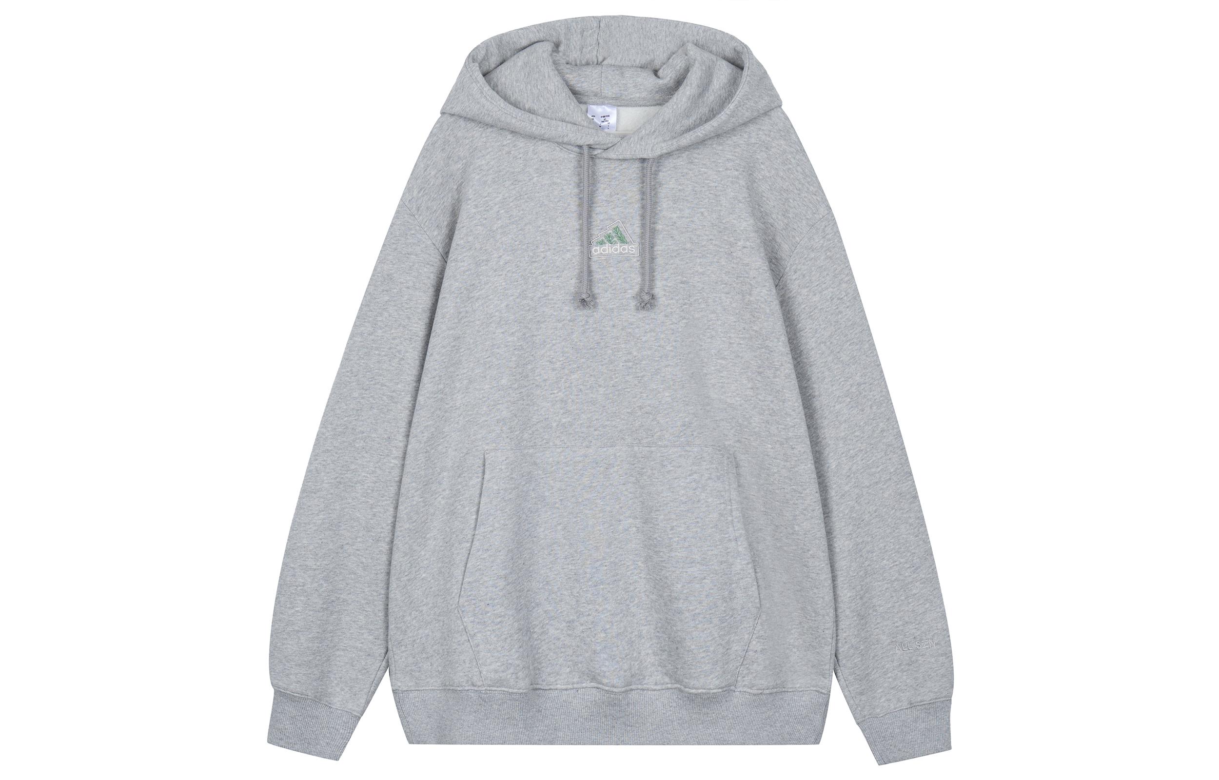 Толстовки Adidas Мужские Серые С капюшоном Умеренные Другие IN3165 XL