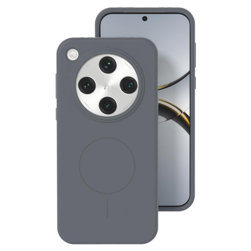 For Oppo Find X8 Pro 5G Liquid Silicone Case Compatible with MagSafe Skin-Touch Phone Cover