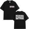 House of Kesha Fan Gift Tshirt Kesha Live in The UK 2026 Tshirts Women Unisex Print Tees Oversized Fashion Graphic Printing Tops