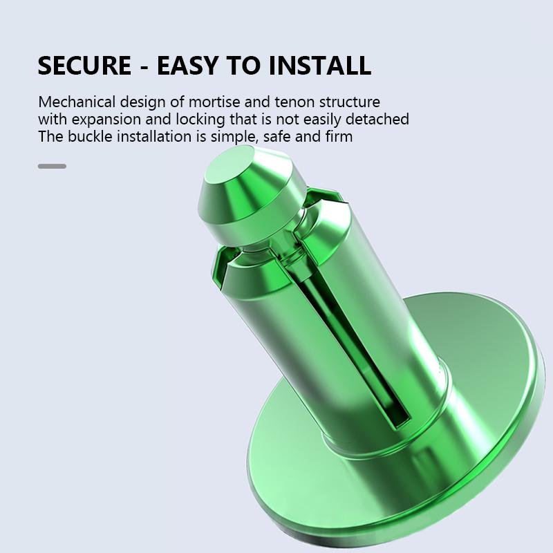 SEAMETAL 5 SZTUK 6mm Klamra Rozporowa do Motocykla Stop Aluminium Śruby Nakrętki do Pojazdów Elektrycznych Akcesorium do Wymiany Klamry Obudowy