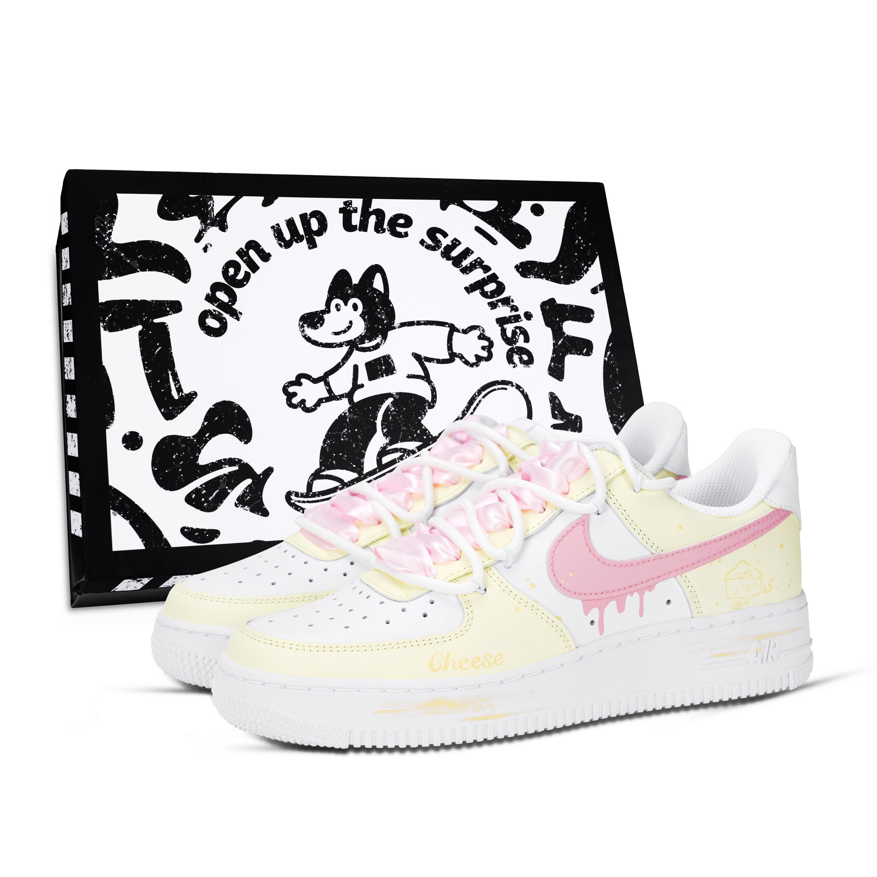 

Nike Air Force 1 Air Force 1, Creamy Sweet Charm Leather Slip Resistant Abrasion Resistant Low top Skateboard Shoes DD8959-100(Team887- ) 38.5