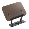 Book Stand Foldable   Book Holder with 360 Degrees  Rotating Base Elastic Clips for Recipe Tablet Laptop