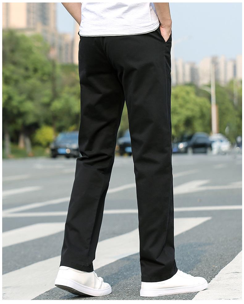 Herren Stretch Slim Fit Straight Leg Hose - Modische, vielseitige Freizeitbekleidung