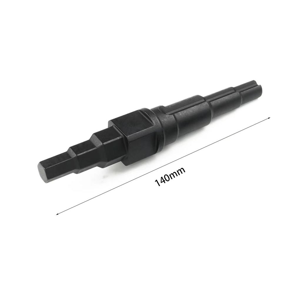 Professional Grade Hex Key Adapter for Straight Ratcheting Wrench Automotive Repair Tool for Tight Engine Areas