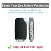 Car Key Cover for Kia Sportage K5 K8 K3 Seltos Cerato Ray Sorento Soul Telluride KX3 KX7 - TPU Anti-Scratch Protective Key Case