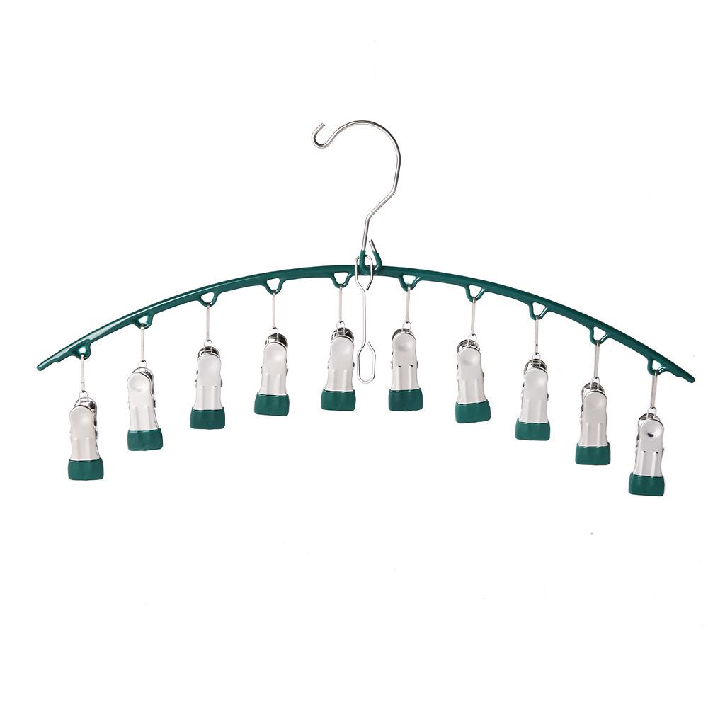 

Multifunctional Rotatable Sock Dryer with Non-Marking Metal Clips, Windproof, 10 Clips