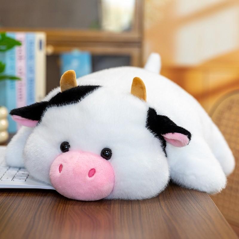 

Корова Заяц Медведь Динозавр Плюшевая Мягкая Игрушка Для Утешения и Игр Детей Cow