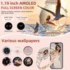 Voice Calling Smart Watch Fashion Diamond Lady Wristwatch AMOLED Always On Display Health Monitor Women Fitness Smartwatch