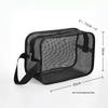 Mesh Toiletry Bag for Men & Women - Large Capacity, Portable Travel Shower Bag