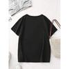 European Size Women'S Casual Sports T-Shirt, Round Neck T-Shirt, LOVE Lollipop Hearts, Trendy Fashion, Valentine'S Day Theme, Sweet Clothing