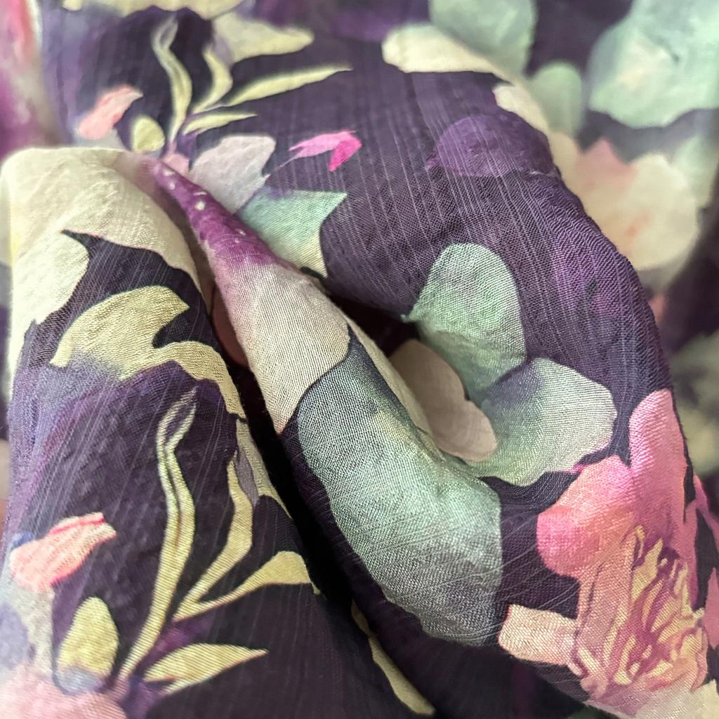 DIMANAF 2025 New Summer Women Linen T-Shirt Buttons Flower Short Sleeve Basic Fashion O-Neck Tops Tees Loose Tees