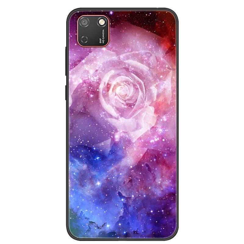 For Huawei Y5P Case Black Bumper Silicone TPU Soft Phone Cover For Huawei Y5P 2020 DRA-LX9 Y5 P Case Cartoon Fundas Y 5P