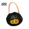 Large Capacity Candy Holder Halloween Trick or Treat Bucket, 9.8x5.9 Inch Pumpkin Witch Black Cat Plush Children's Tote Bag, Soft Basket with