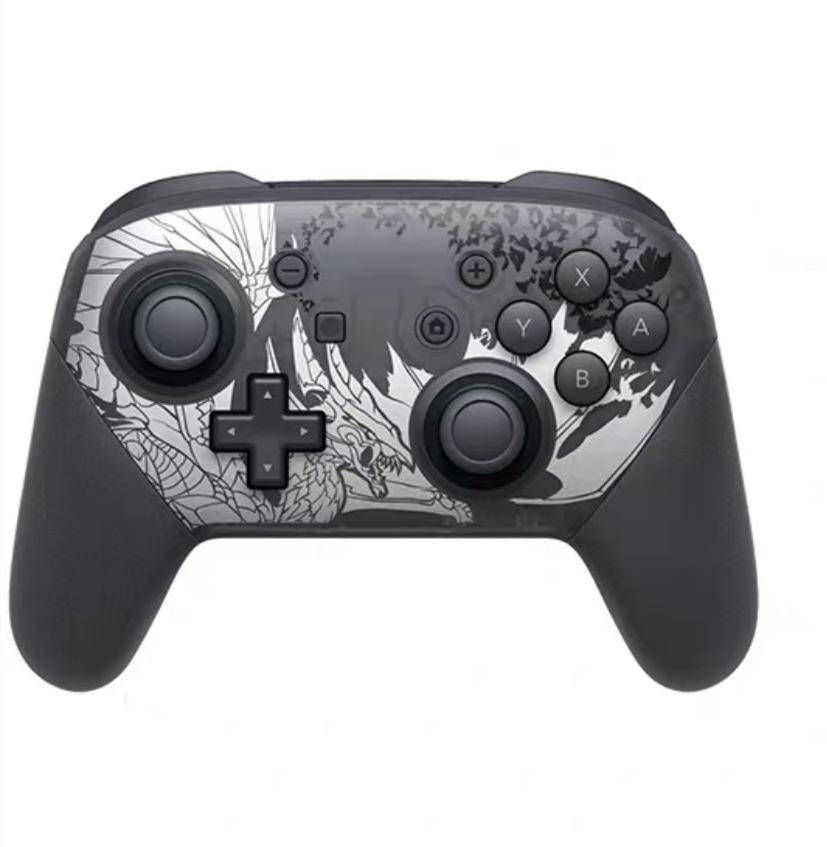 Bluetooth NS Console Game Controller: Left/Right Motion Sensing, Remote Vibration for Small Controllers