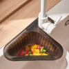 Kitchen Sink Filter Basket Corner Drain Strainer Basket Water Channel Triangular Storage Multi-Functional Hanging Drains Rack