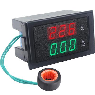 Voltmetro AC digitale Amperometro Amperometro AC 80-300V 0-100A Led Volt Amp Meter Misuratore di tensione Corrente Ampere Misuratore di pannello