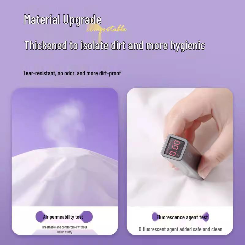 Travel Disposable Non-Woven Fitted Bed Sheet - Thick Bedspread Cover for Hotel, B&B, Beauty Salon, Isolation - Portable & Individually Packaged