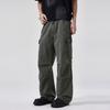 New American outdoor tooling casual pants men's summer tide brand loose straight paratrooper pants mid waist