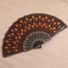 Sequin Embroidery Chinese Folding Fan Peacock Pattern Handheld Fan Plastic Fan  Home Decor