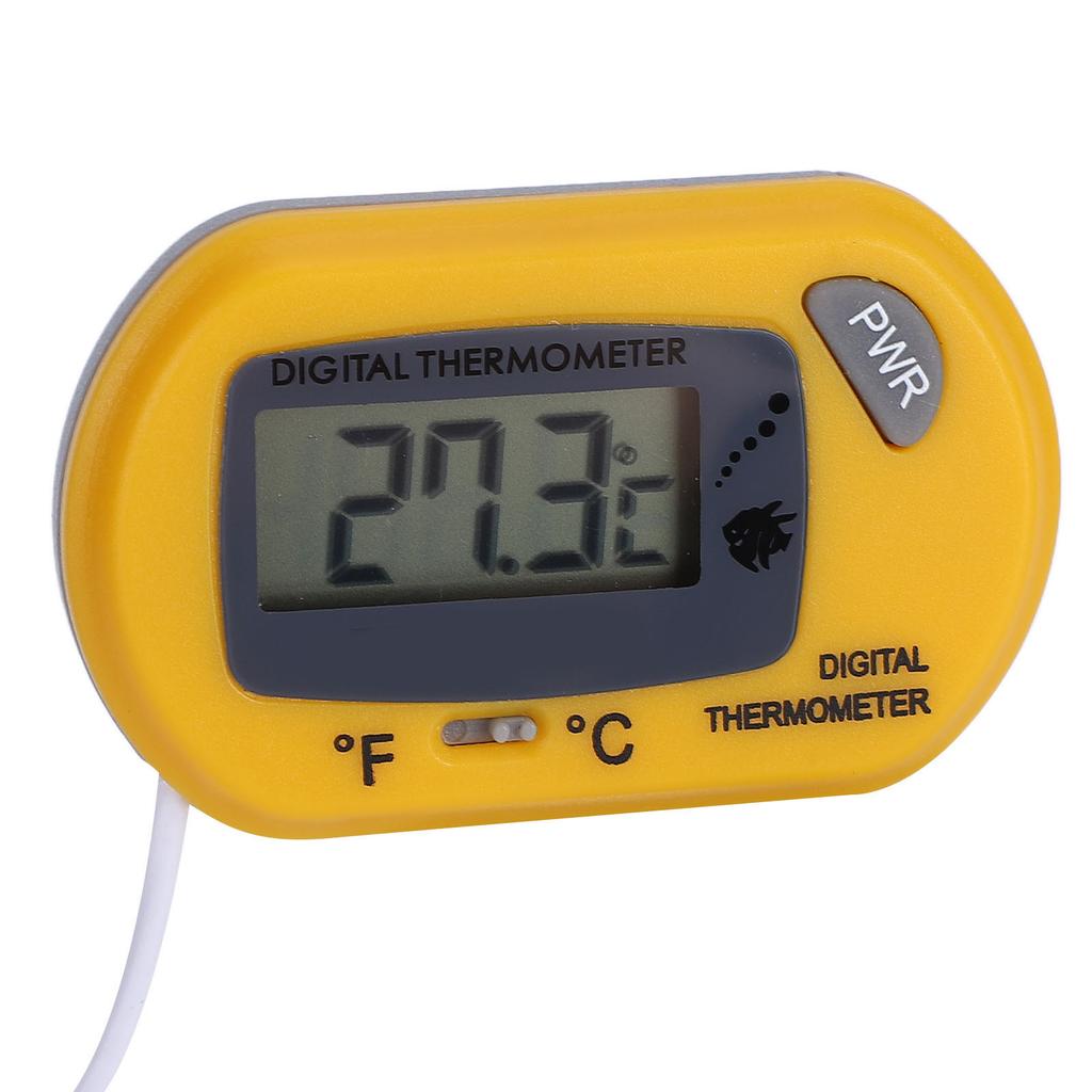 LCD Digital Aquarium Thermometer Convenient Large Clr Screen Fish Thermometer