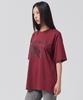 OUNDERR Mono Collection Cat Short Sleeve T-Shirt (Wine)