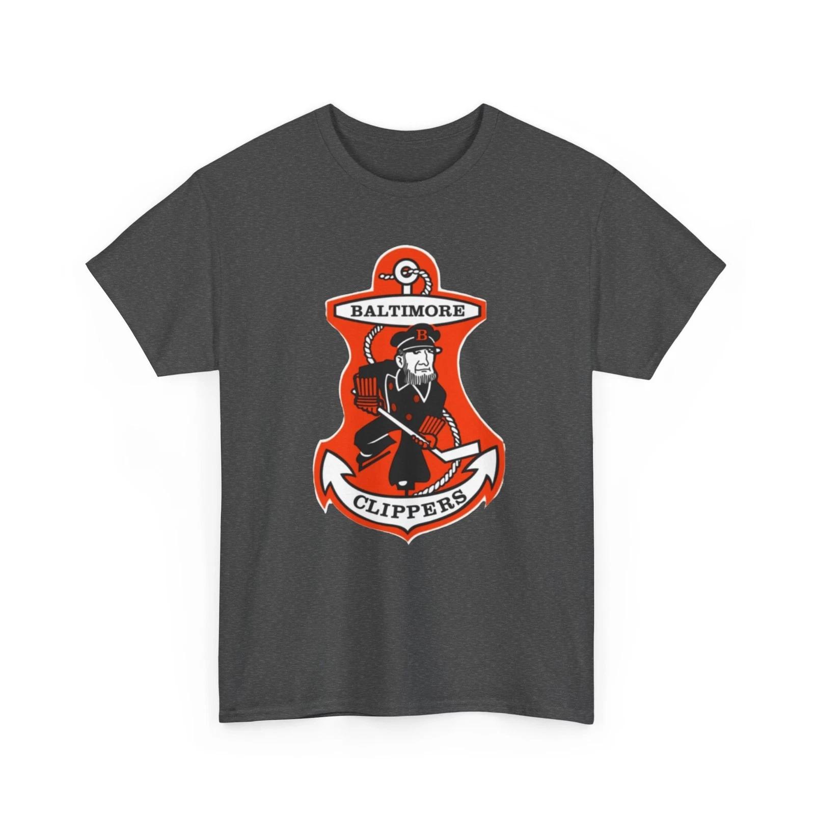 Baltimore Clippers Defunct AHL Hockey Team Printed T shirt S