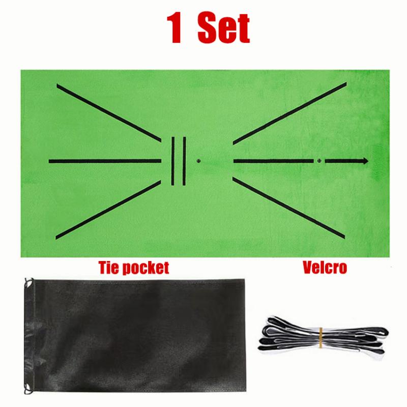 

1 компл., обучающие средства для гольфа, коврик для обнаружения качелей, гольфист, сад, луг, тренировочное оборудование, сетчатая подушка, симулятор гольфа