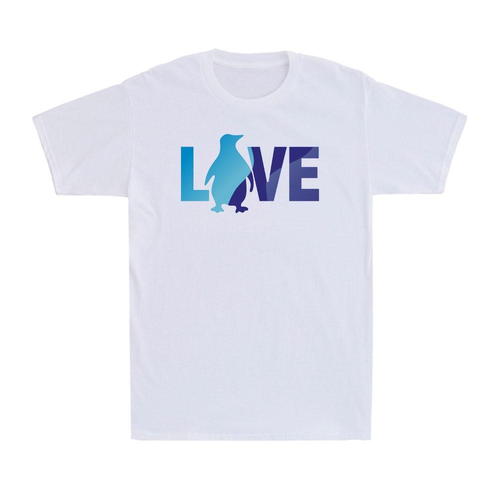 Colorful - Loves Penguin Tee Shirt Men Funny Penguin Lover Men s T-Shirt XXXXL