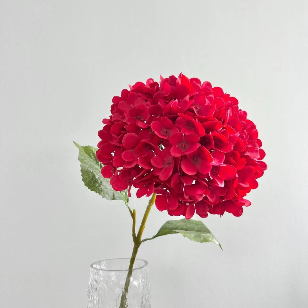 5 Stück/Los Künstliche Seidenblume Große Hortensie Hochzeitsaal Dekoration Blumenarrangement Zuhause Wohnzimmer Esszimmer Party Floral