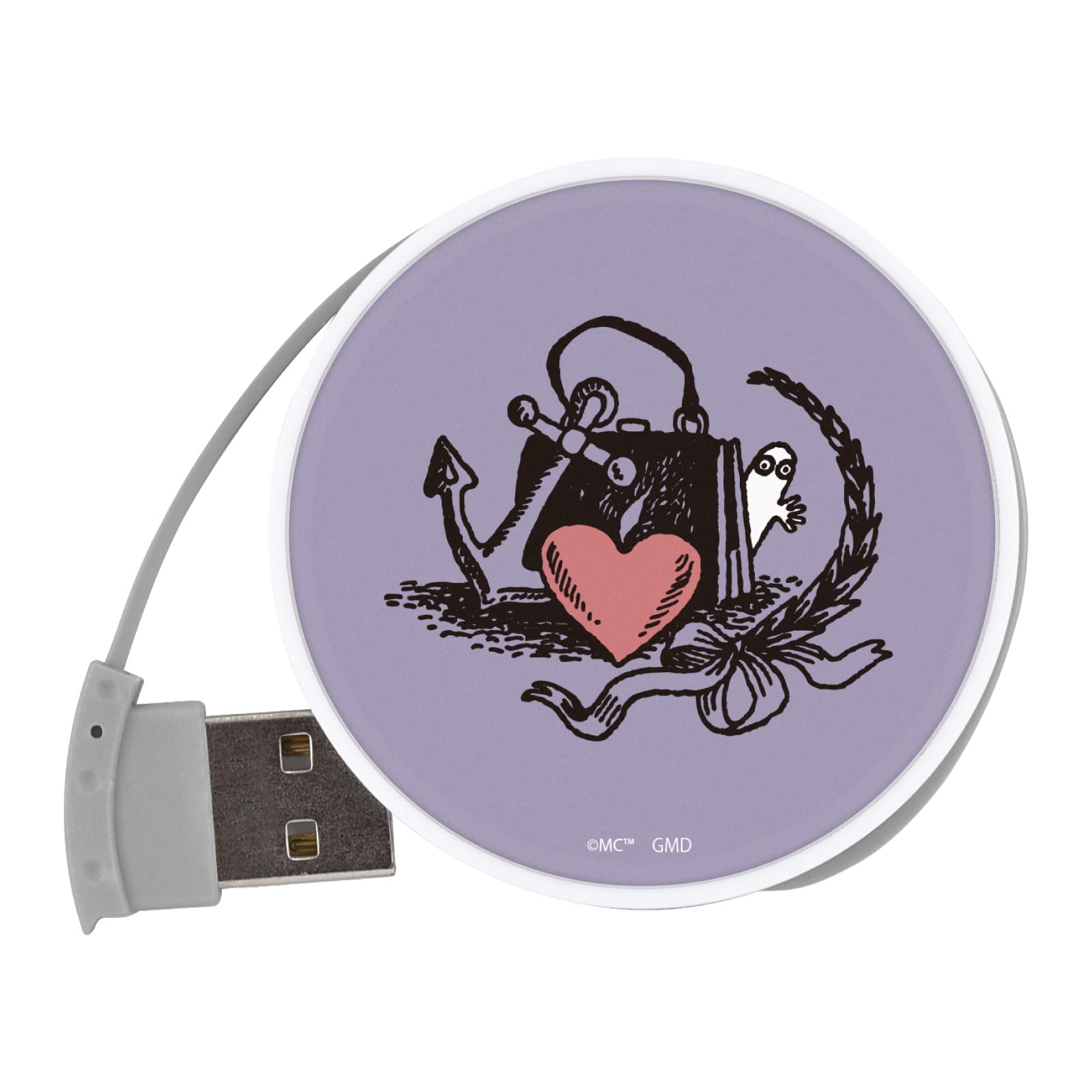 

Gourmandies Moomin Round USB Hub Nyoronyoro MMN-128D