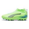 Puma Ultra 5 Match Comode Semplici Resistenti Scarpe da Calcio Mid-Top per Bambini Scarpe da Calcio per Bambini Verde 107900-03