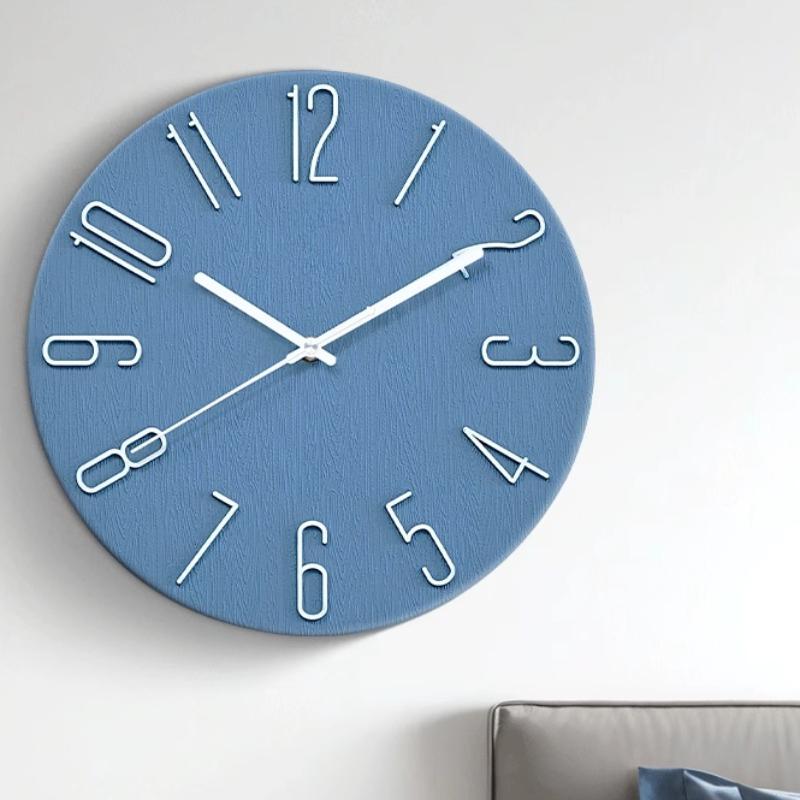 Creative Chinese Style Wall Clocks Modern Art Mural Metal Luxury Wall Art Round Bedrooms Relogio De Parede Ornaments Home Decor
