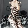 Žhavé síťované body Body bez rozkroku Porno punčochové kalhoty Ženy Spodní prádlo Dámy Bodypunčochy Síťované Erotické kostýmy Noční kluby Sexy spodní prádlo