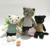 Kawaii Cats Plush Dolls Dressing Cat Stuffed Animals Plush Soft Toys for Girlfriend Girls Birthday Christmas Gifts
