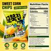 Chips de Maïs Doux Orion en Forme de Tortue 70g snacks soufflés croustillants saveur maïs doux