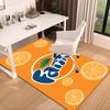 Fanta Orange Refreshment Area Rug Office rug, Chair Rug, Decor Carpet Livingroom bedroom Mat, Large Size Fan gifts Christmas gifts