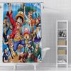 Shower Anime For L-Luffys Curtain Waterproof Polyester Fabric Paint Colorful Bath Curtains Home Bathroom Decor Curtain With Hook
