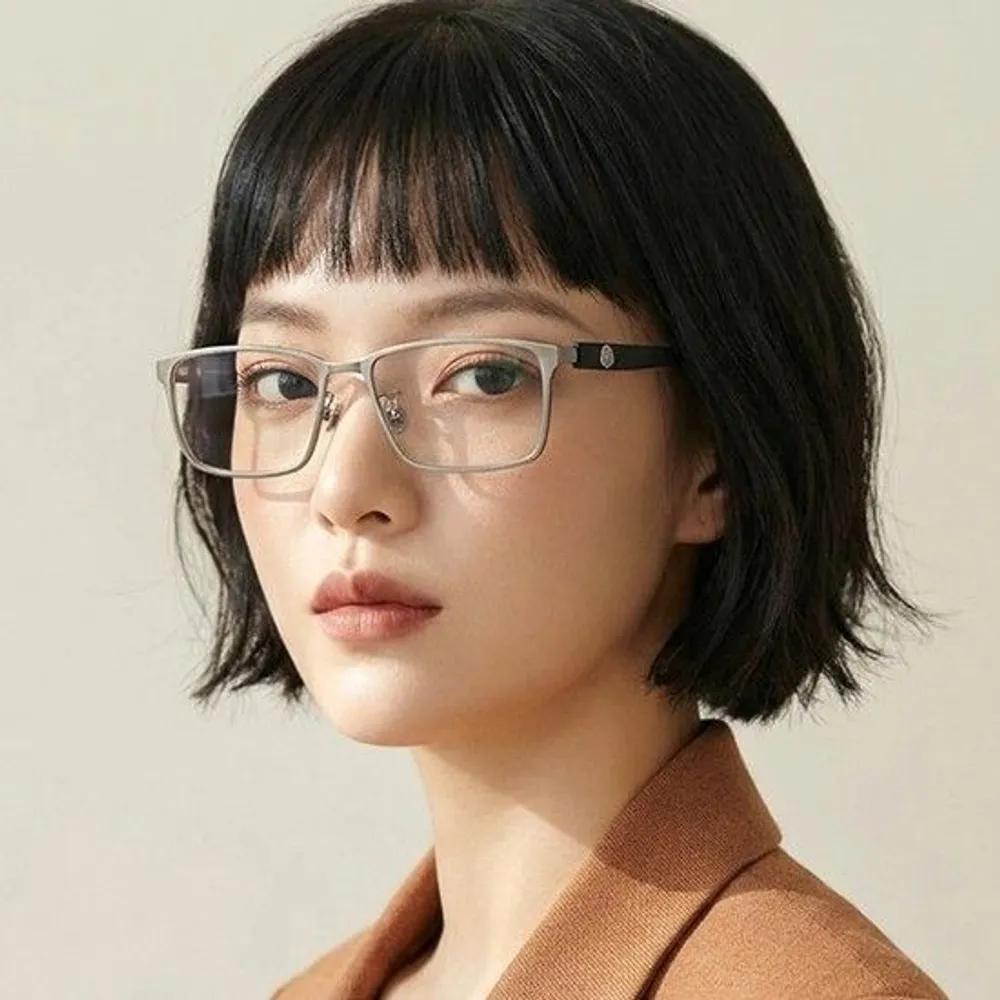 Eyeglass Frame ML5163H 015 Square Simple Metal Frame