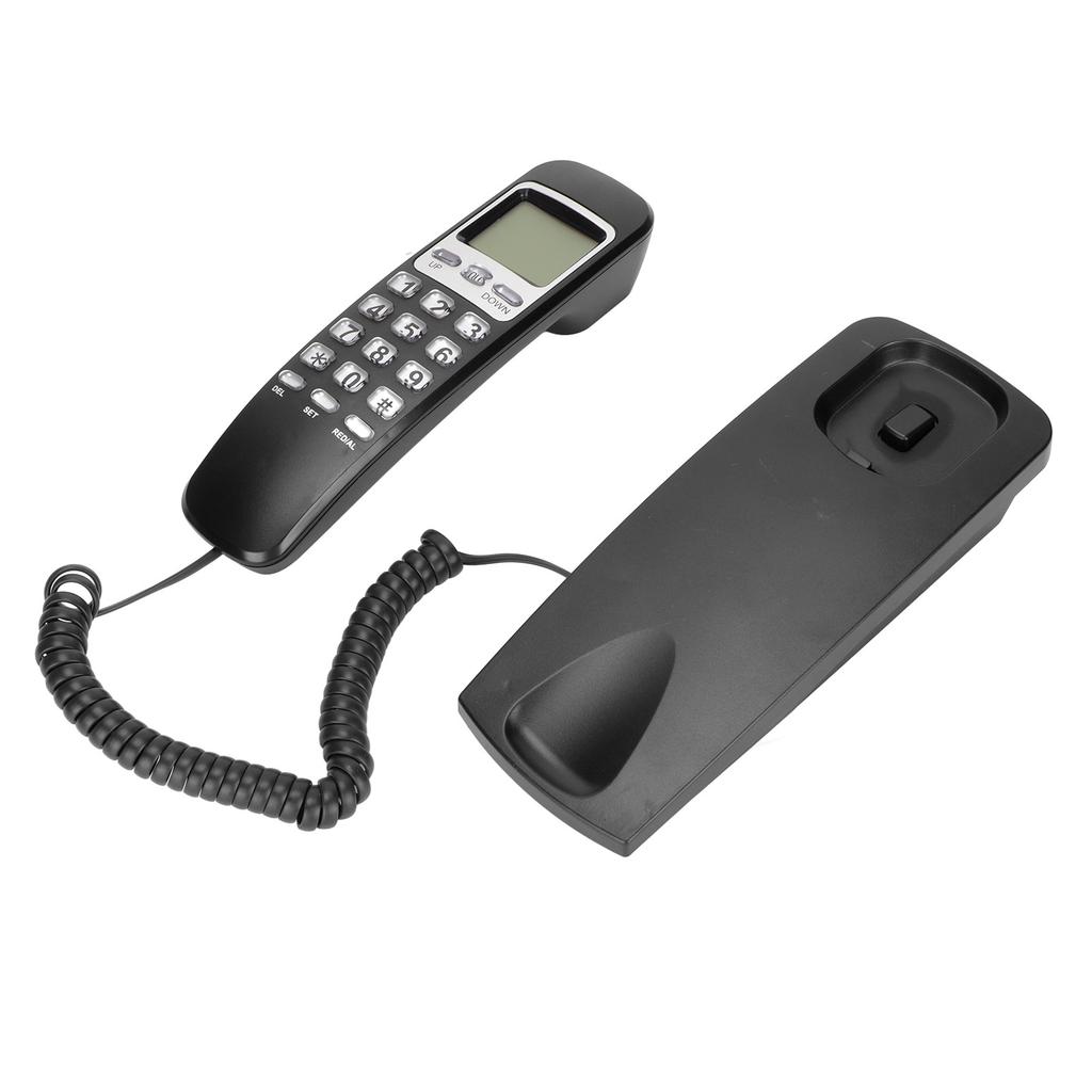 KXT777CID Drátový nástěnný telefon Kalendář LCD displej Funkce opakování Pevná linka Drátový telefon pro hotel