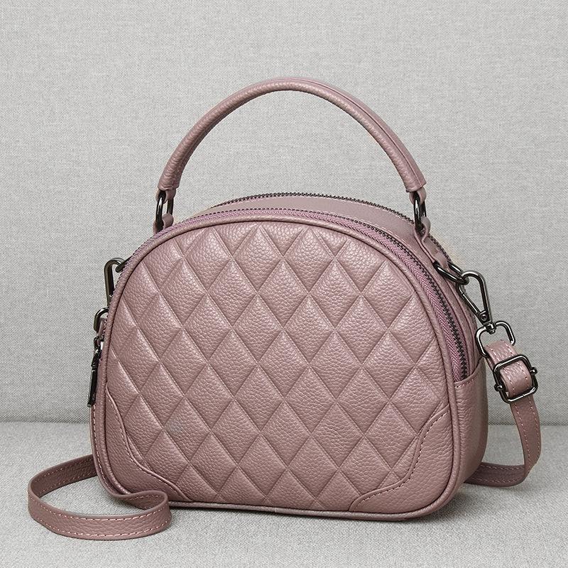 Geantă de piele moale pentru femei, geantă de mână cu diamant, geantă de umăr mică, geantă rotundă mică, geantă de mână pentru femei, geantă de mână cu un umăr