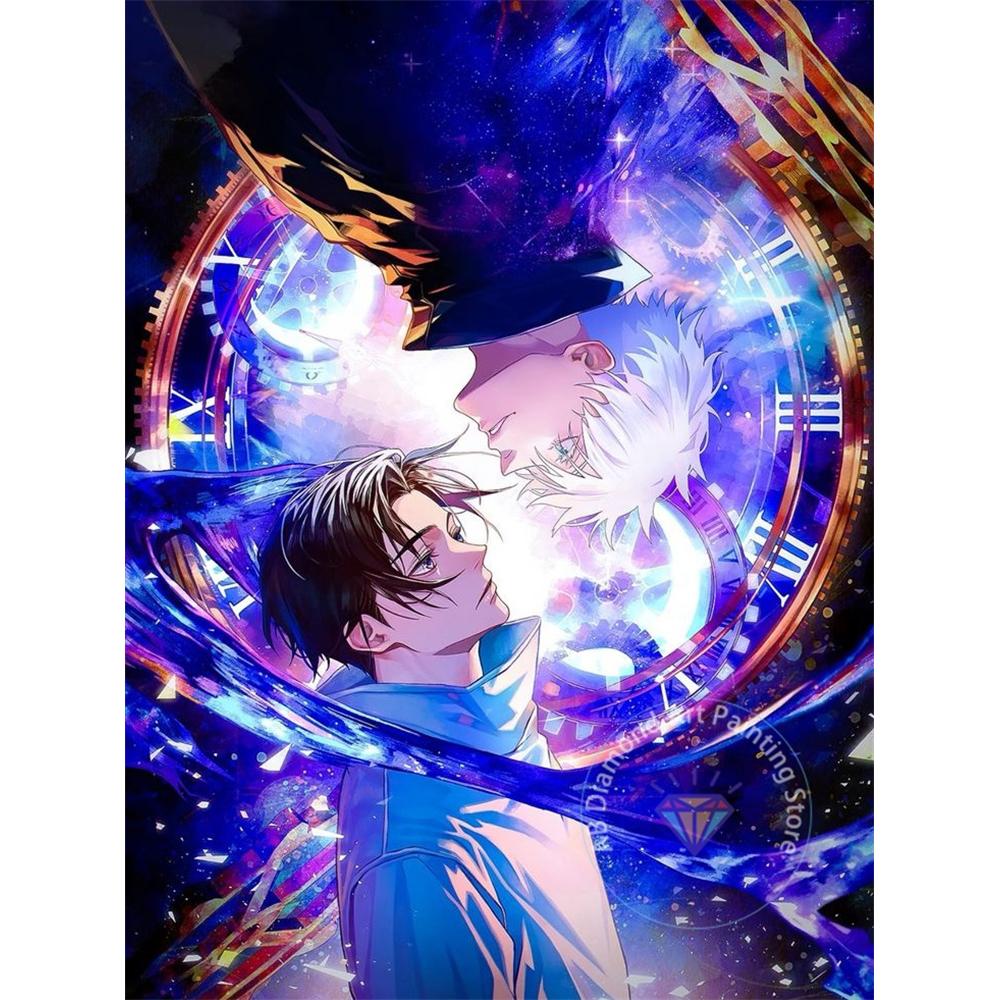 

Jujutsu Kaisen Сатору Годжо Аніме Набір для алмазної вишивки 5D DIY Алмазна вишивка Хрестиком Ручна робота Мистецтво Подарунок Ремесла Домашній декор Round 20x30cm