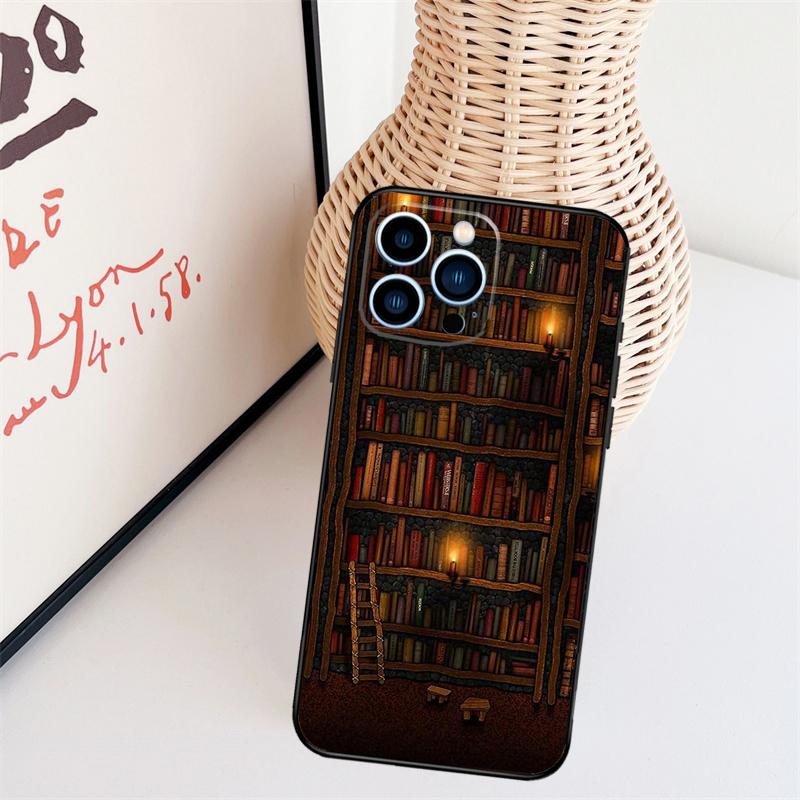 

Book Lover Phone Case For iPhone 17 Pro Max 14 13 12 11 15 16 Pro Max mini 15 16 Plus 16e Back Cover iPhone 16 Pro