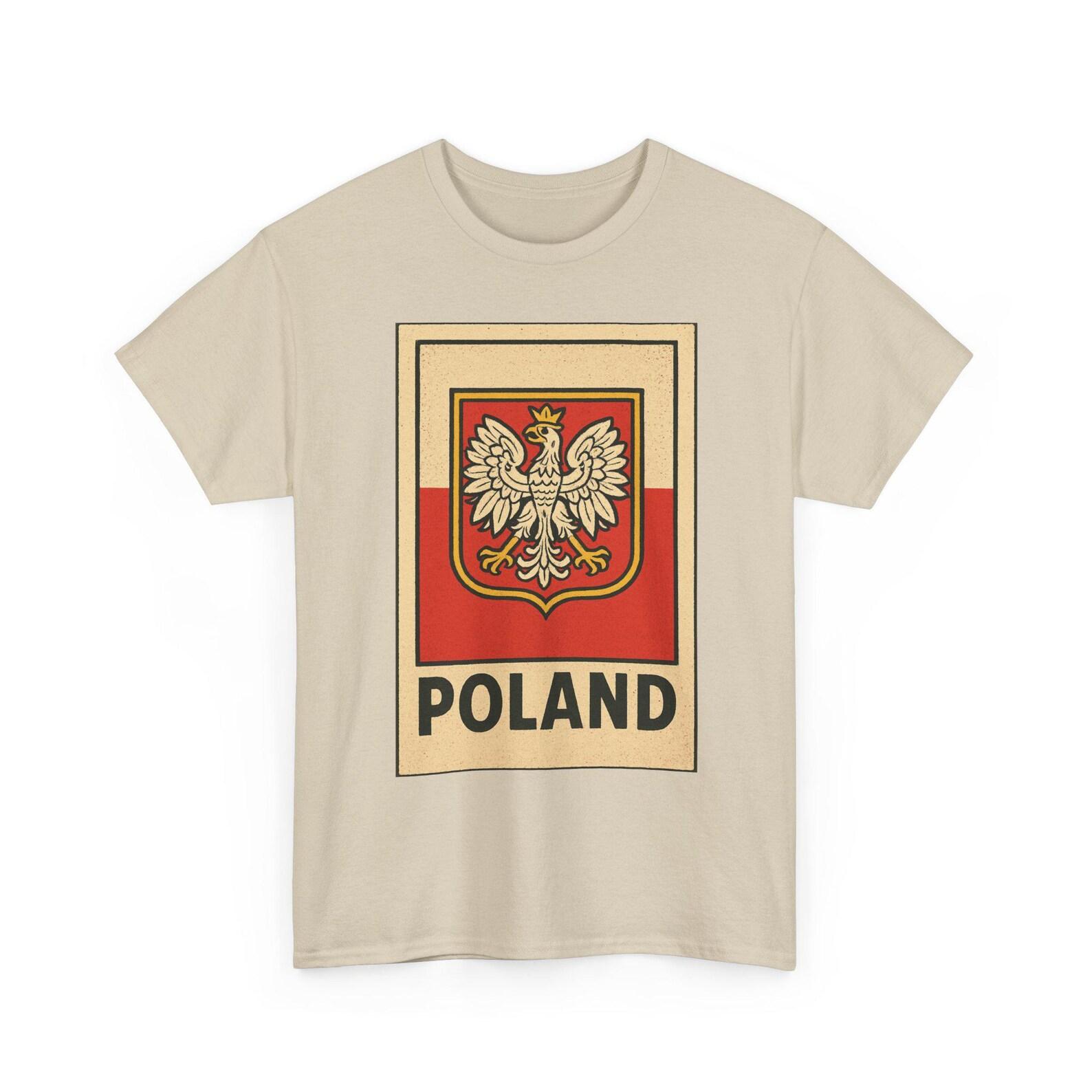 Poland Flag T-Shirt Unisex: Retro Warsaw Tee 2XL